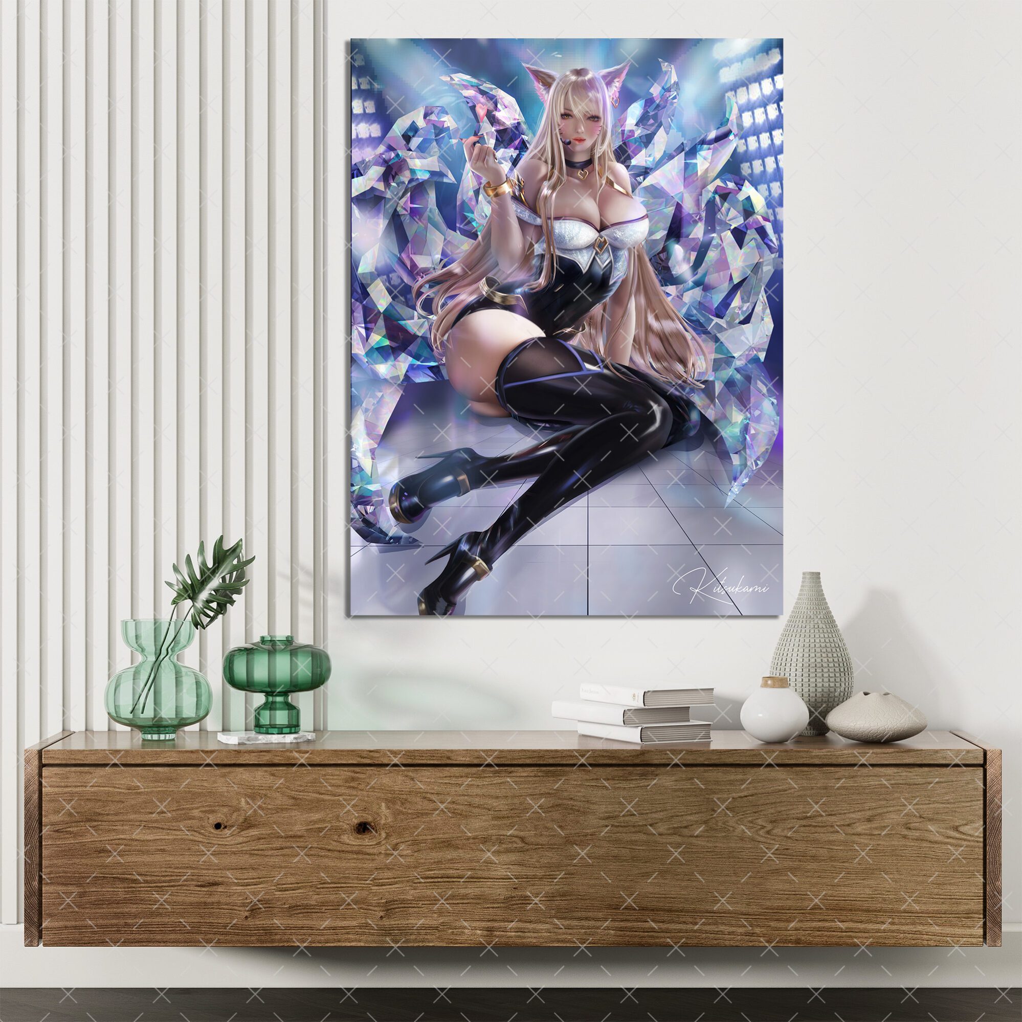 KDA Ahri Poster aus League of Legends – Hochwertiges Wanddekor für Gamer 1 KDA Ahri Poster aus League of Legends – Hochwertiges Wanddekor für Gamer