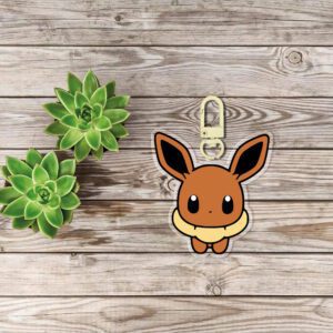Pokemon Evoli Evolutionen Acryl Schlüsselanhänger - Kratzfest