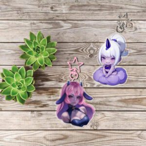 Palworld Acryl Schlüsselanhänger - 6cm mit 2 Motiven: Dazzi und Daedream