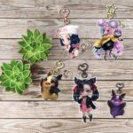 Pokémon Acryl-Schlüsselanhänger mit Epoxy-Beschichtung - Verschiedene Motive