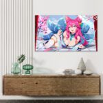 Spirit Blossom Ahri Poster – Hochwertiger Druck auf Premium-Posterpapier von League of Legends