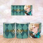 Genshin Impact Tasse aus Keramik – Yumemizuki Mizuki Motiv – Spülmaschinen- & Mikrowellengeeignet – Weiß