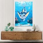 Pokémon Poster – Aquana Motiv für Anime- und Gaming-Fans