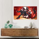 Kitsumi Poster Design von Kitsukami – Kitsune Poster für Anime-Fans und Sammler