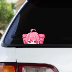 Vocaloid Peeker Sticker – Teto Anime Design | 2er Set | UV-beständig & wasserfest