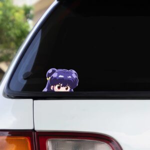 Ranma ½ – Shampoo Peeker Sticker im Anime-Stil – UV-beständig & wasserfest