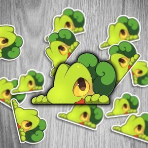 Pokemon Sticker Gen 1 Starter Set: Shiggy, Glumanda & Bisasam