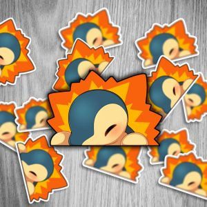 Pokemon Sticker Gen 1 Starter Set: Shiggy, Glumanda & Bisasam