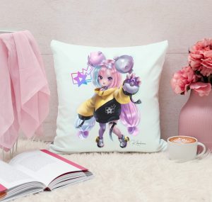 Kokomi Sangonomiya Poster aus Genshin Impact – Faszinierende Unterwasserprinzessin für Ihr Zuhause