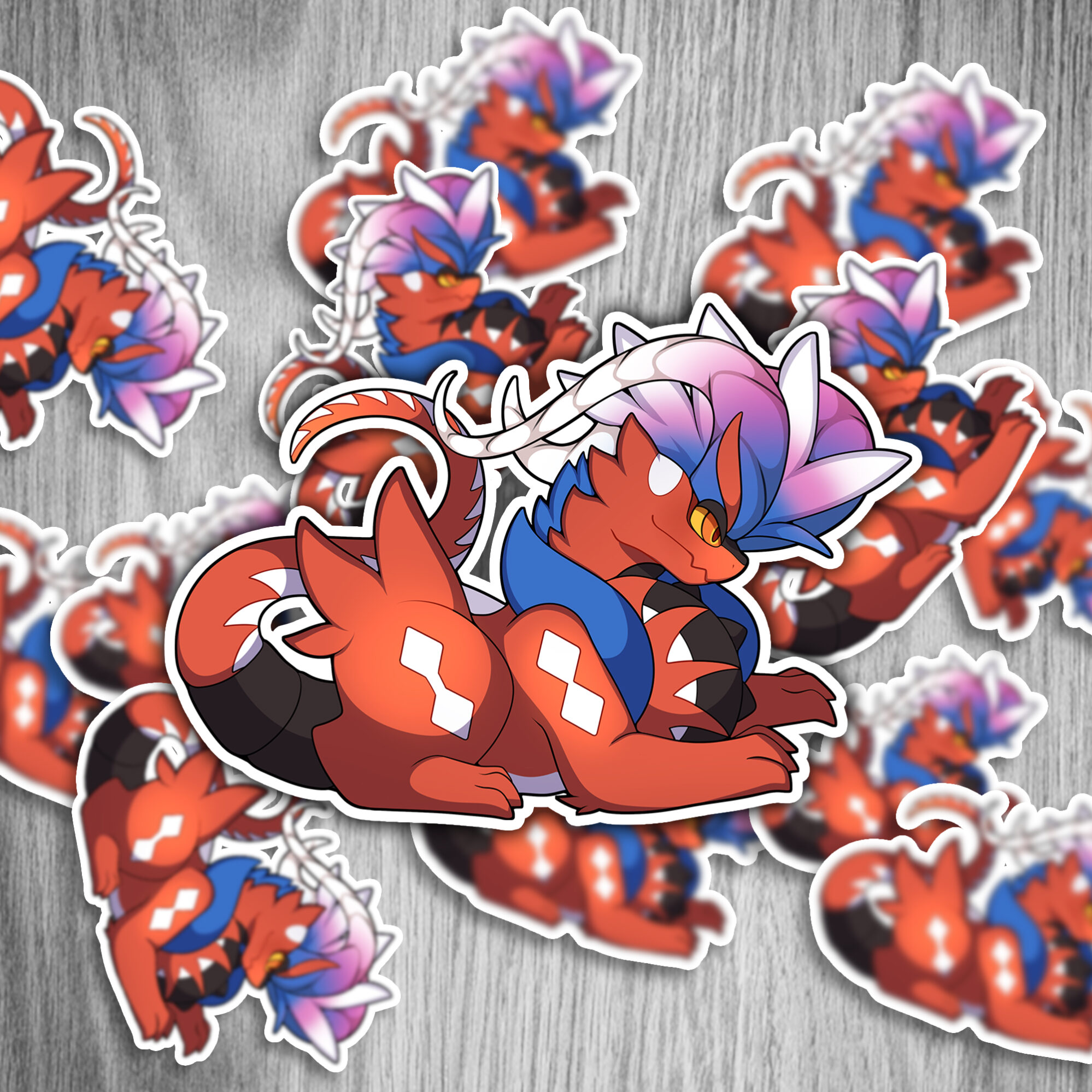 Pokémon Sticker – Koraidon und Miraidon Design 1 Pokémon Sticker – Koraidon und Miraidon Design