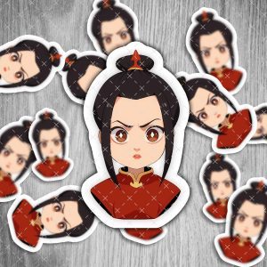 Azula Sticker – Avatar der Herr der Elemente – Wasserfest & UV-beständig – 2 Stück