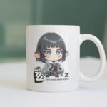 Zenless Zone Zero Tasse – Nicole Demara, Jane Doe & Nekomiya Mana – Verschiedene Anime & Gaming Motive