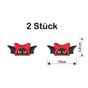 Anime Peeker Aufkleber "Zenless Zone Zero Bangboo" – 2 Stück, 12-13 cm, Sharkboo & Devilboo Designs, Wasserfest & UV-Beständig