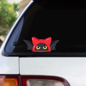 Anime Peeker Aufkleber "Zenless Zone Zero Bangboo" – 2 Stück, 12-13 cm, Sharkboo & Devilboo Designs, Wasserfest & UV-Beständig