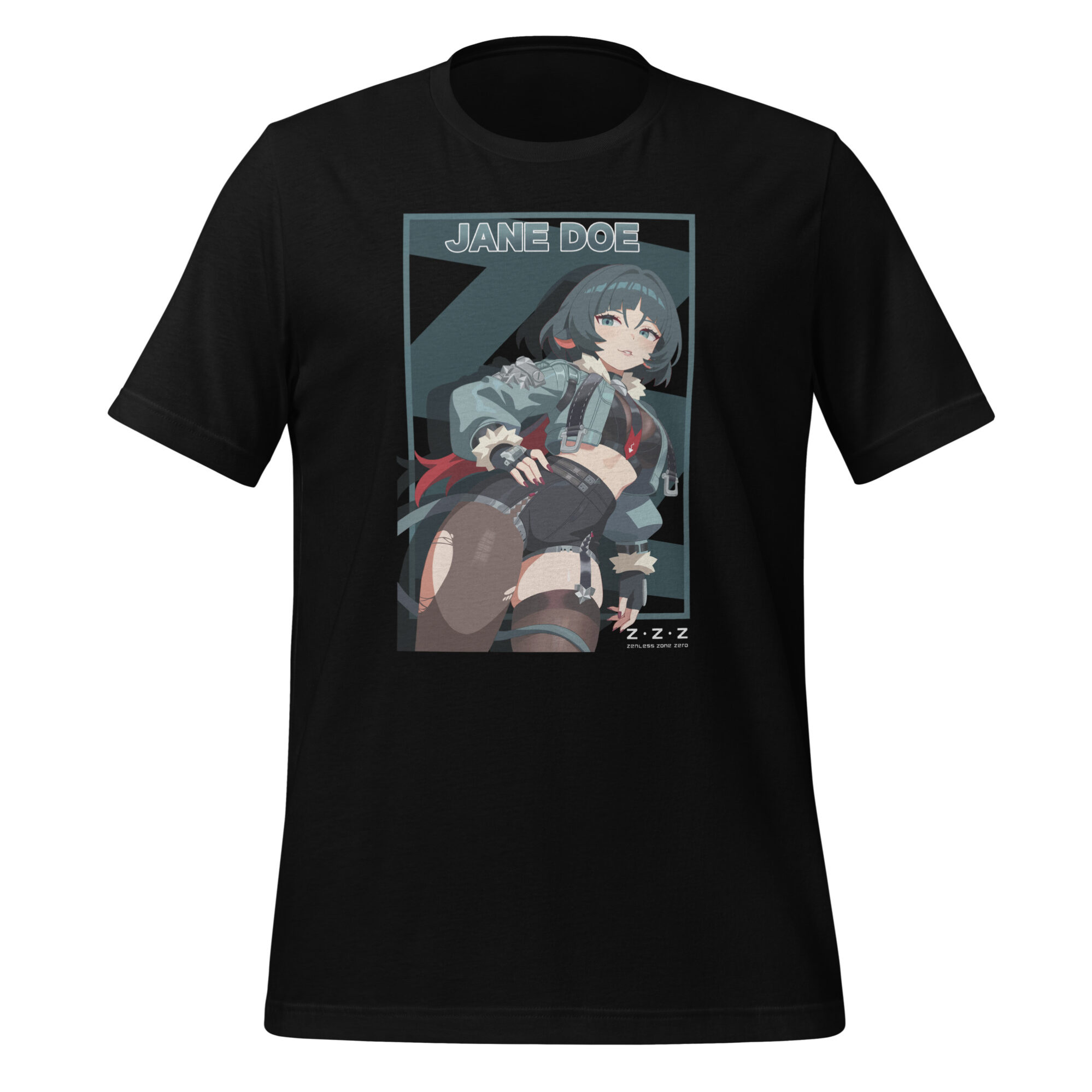 Zenless Zone Zero T-Shirt – Gaming-Shirt mit hochwertigem Jane-Doe-Design – Unisex – Weiß oder Schwarz 4 Zenless Zone Zero T-Shirt – Gaming-Shirt mit hochwertigem Jane-Doe-Design – Unisex – Weiß oder Schwarz