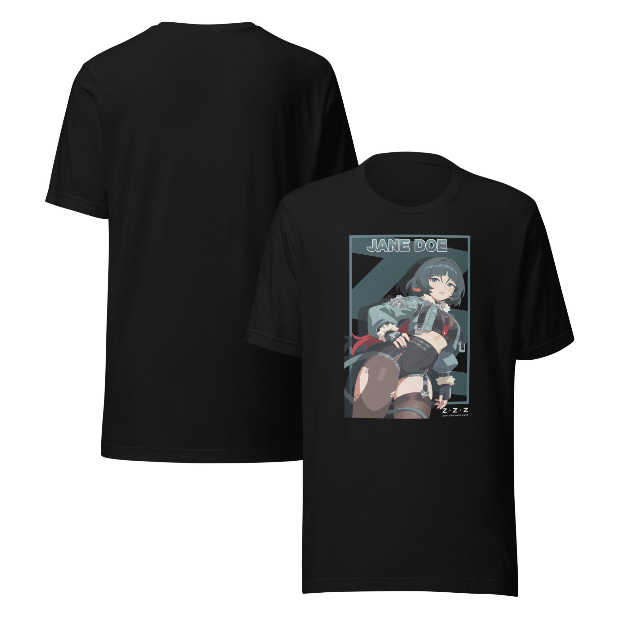 Zenless Zone Zero T-Shirt – Gaming-Shirt mit hochwertigem Jane-Doe-Design – Unisex – Weiß oder Schwarz 5 Zenless Zone Zero T-Shirt – Gaming-Shirt mit hochwertigem Jane-Doe-Design – Unisex – Weiß oder Schwarz