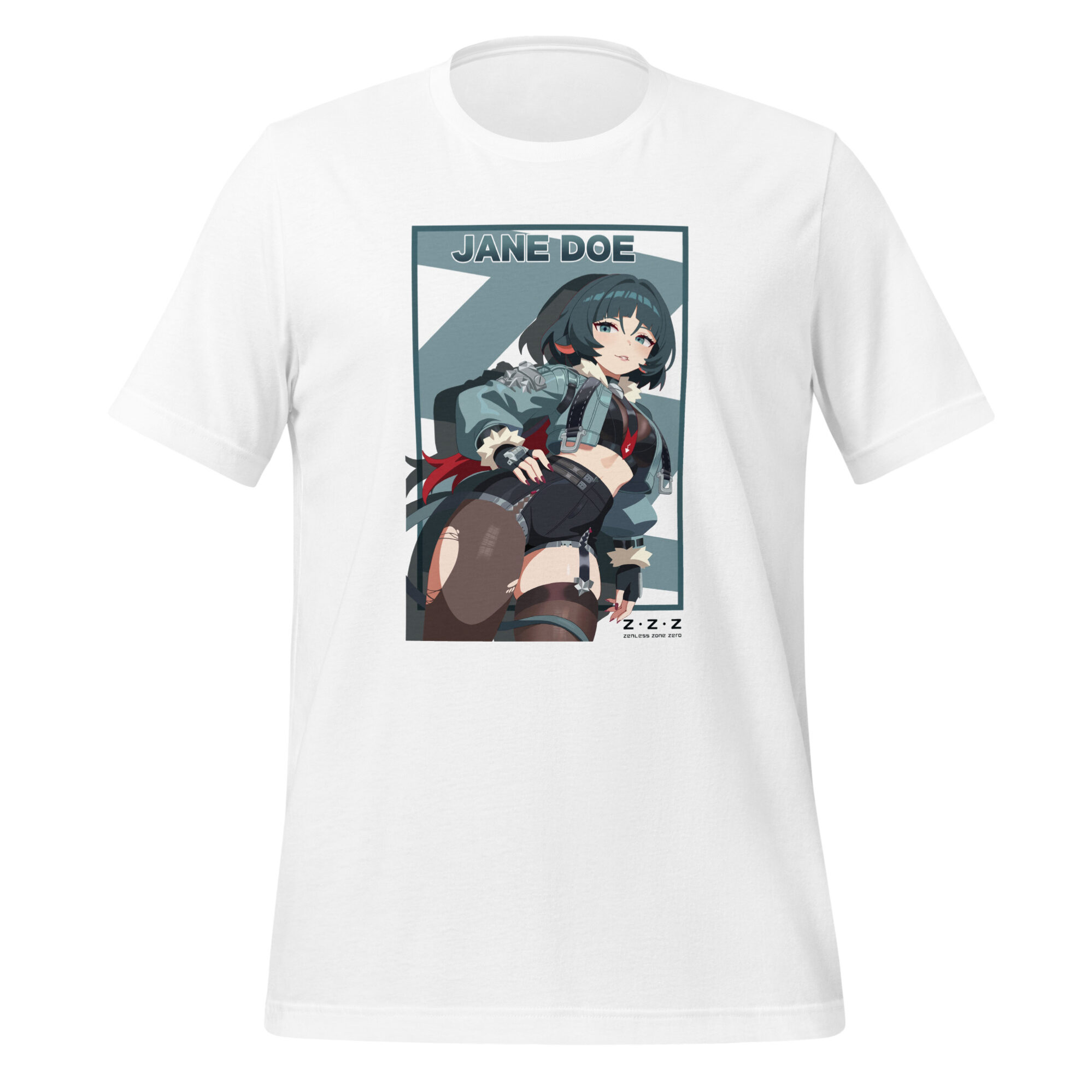 Zenless Zone Zero T-Shirt – Gaming-Shirt mit hochwertigem Jane-Doe-Design – Unisex – Weiß oder Schwarz 8 Zenless Zone Zero T-Shirt – Gaming-Shirt mit hochwertigem Jane-Doe-Design – Unisex – Weiß oder Schwarz