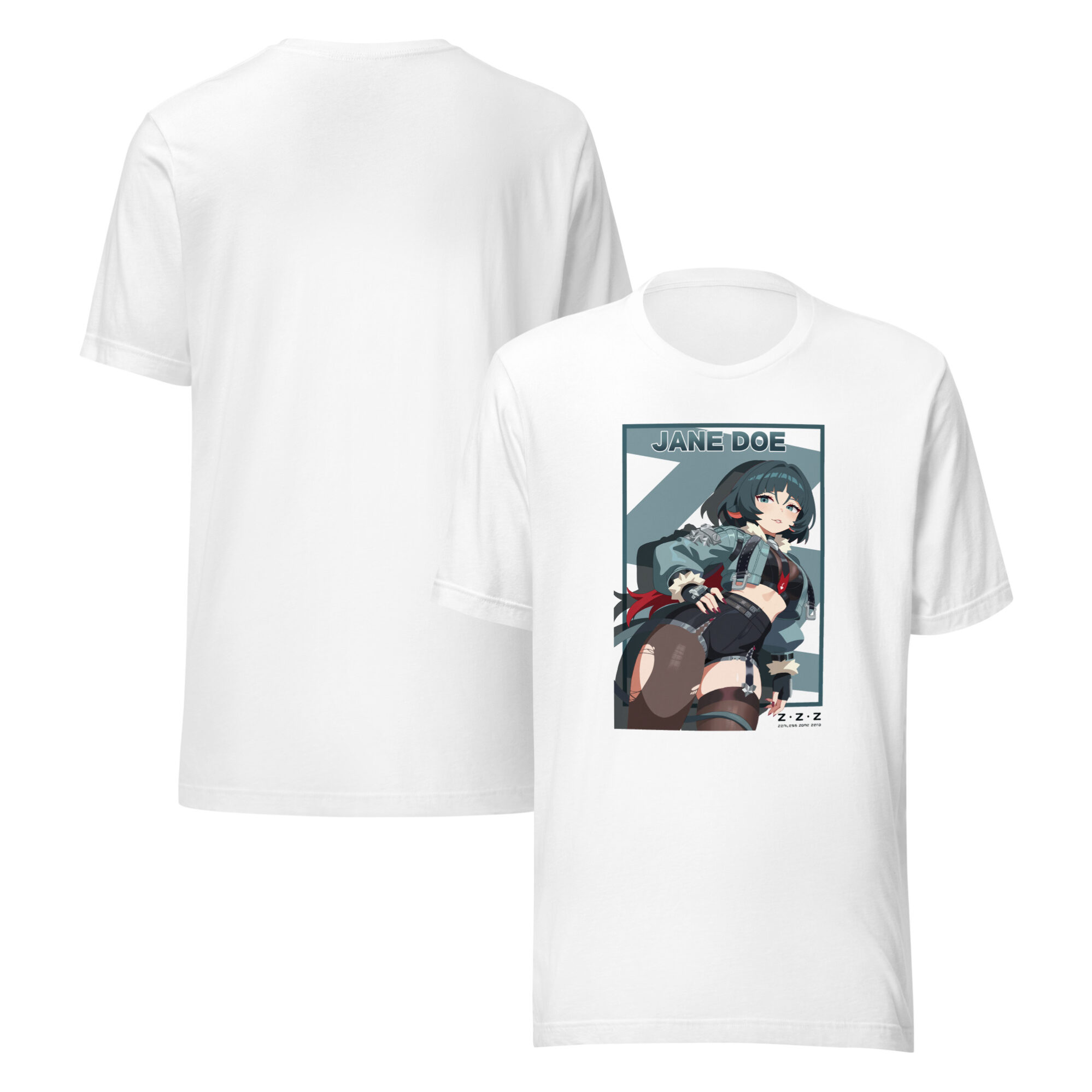 Zenless Zone Zero T-Shirt – Gaming-Shirt mit hochwertigem Jane-Doe-Design – Unisex – Weiß oder Schwarz 9 Zenless Zone Zero T-Shirt – Gaming-Shirt mit hochwertigem Jane-Doe-Design – Unisex – Weiß oder Schwarz