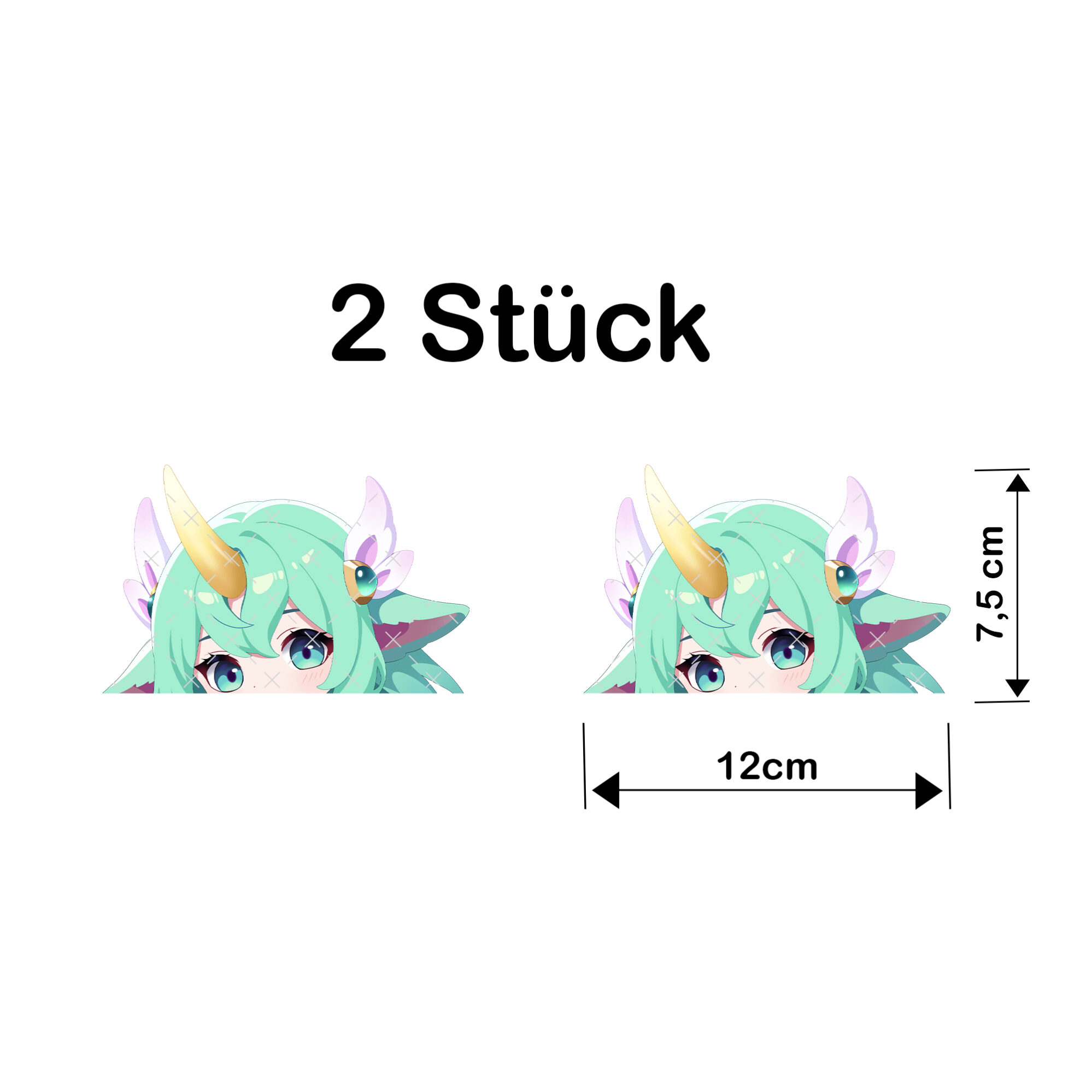 League of Legends Peeker Sticker – Star Guardian Soraka, wasserfest & UV-beständig, 12 × 7,5 cm, 2 Stück 3 League of Legends Peeker Sticker – Star Guardian Soraka, wasserfest & UV-beständig, 12 × 7,5 cm, 2 Stück
