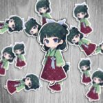 Zenless Zone Zero Sticker Jane Doe – Gaming Aufkleber, wasserfest & UV-beständig, 6 cm, 2 Stück