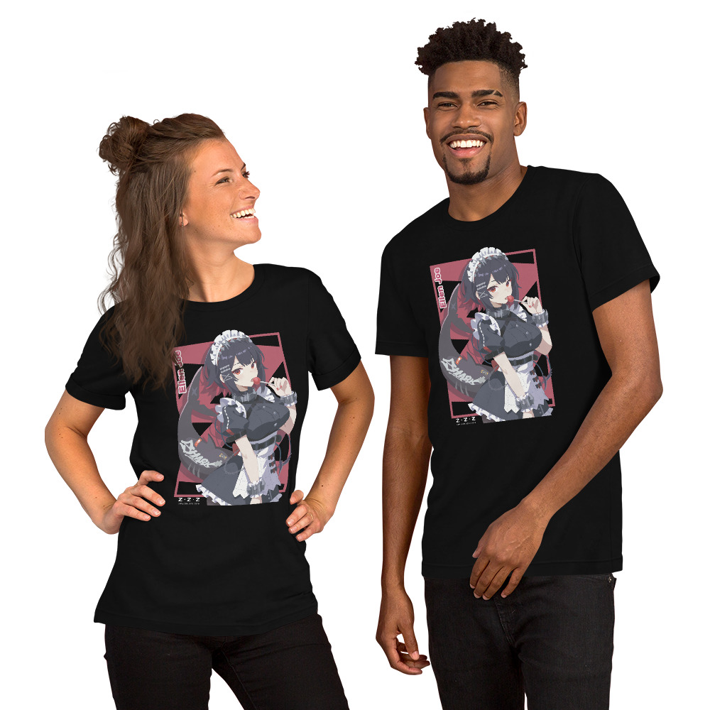 Zenless Zone Zero T-Shirt mit Ellen Joe Motiv – Unisex, Weiß/Schwarz, 100 % Baumwolle 3 Zenless Zone Zero T-Shirt mit Ellen Joe Motiv – Unisex, Weiß/Schwarz, 100 % Baumwolle