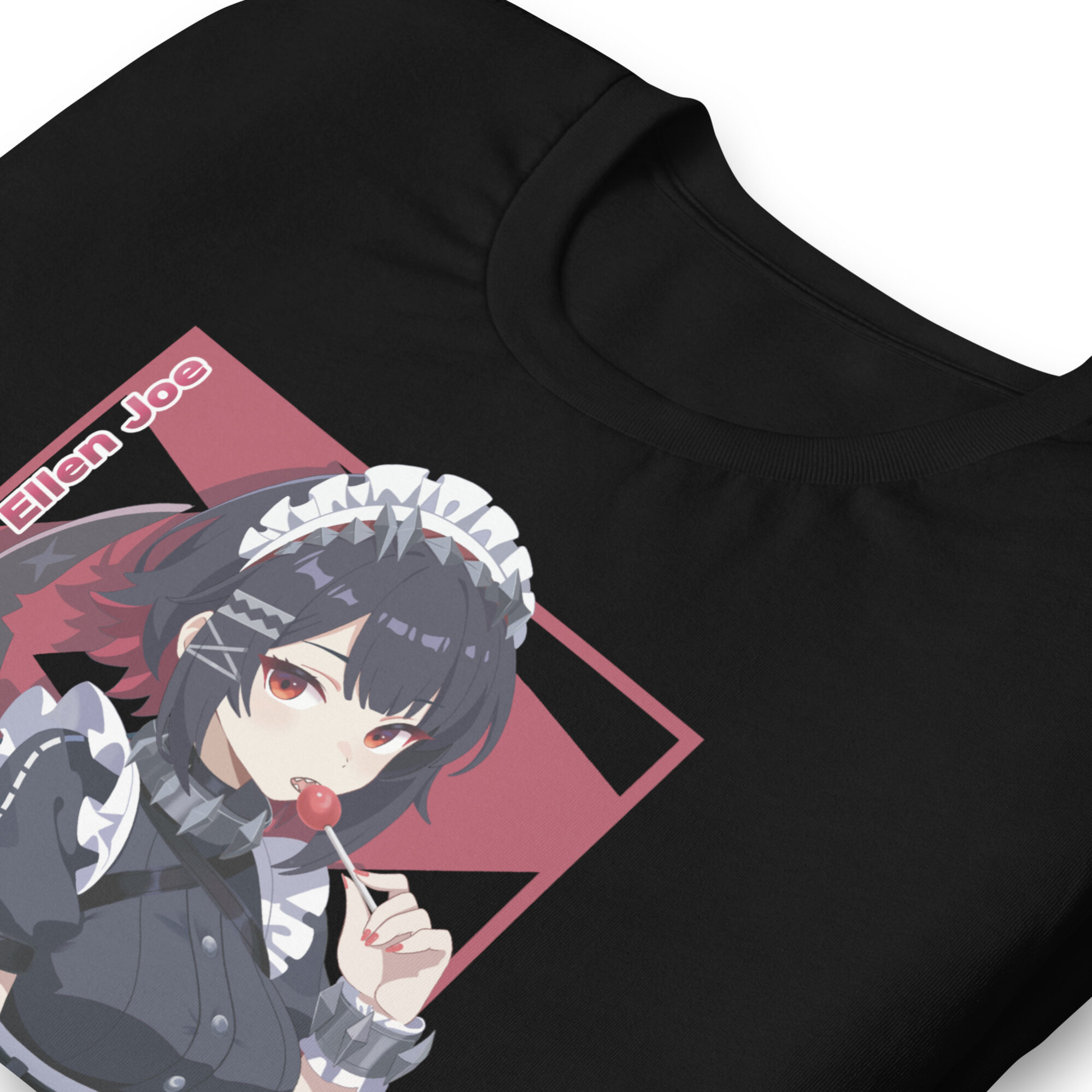 Zenless Zone Zero T-Shirt mit Ellen Joe Motiv – Unisex, Weiß/Schwarz, 100 % Baumwolle 5 Zenless Zone Zero T-Shirt mit Ellen Joe Motiv – Unisex, Weiß/Schwarz, 100 % Baumwolle