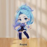 League of Legends K/DA Seraphine Acryl Standee – Hochwertige Figur für Fans