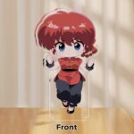 Ranma 1/2 Acryl Standee – Ranma oder Shampoo Figur, 74 mm Höhe, stabiler Standfuß
