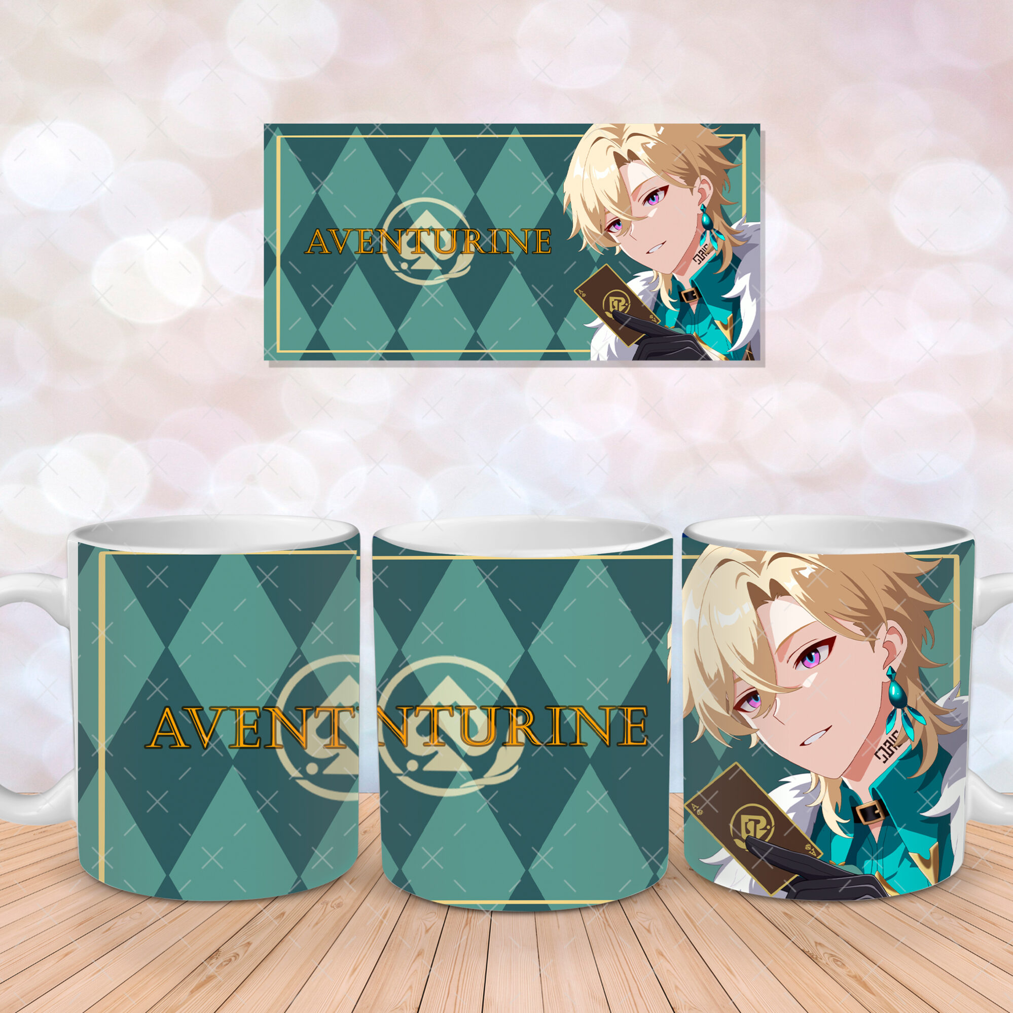 Genshin Impact Tasse Aventurine – Keramiktasse 330 ml – Mikrowellen- & Spülmaschinengeeignet 1 Genshin Impact Tasse aus Keramik – Yumemizuki Mizuki Motiv – Spülmaschinen- & Mikrowellengeeignet – Weiß