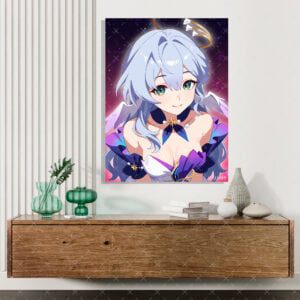 Honkai Star Rail Poster Aventurine – Hochwertiger Druck auf 170g Papier