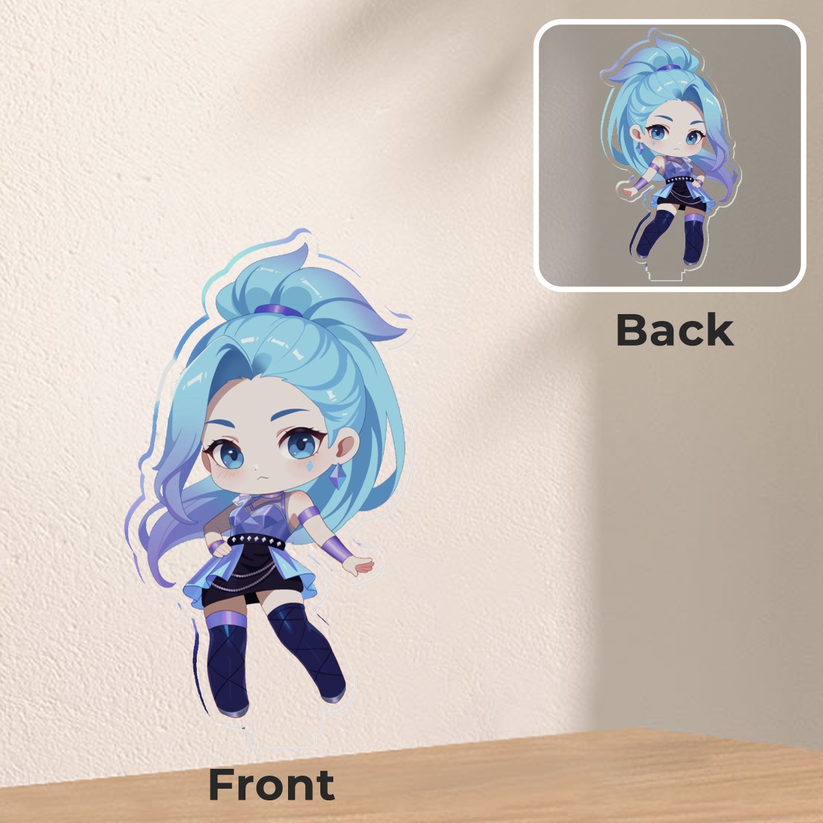 League of Legends K/DA Seraphine Acryl Standee – Hochwertige Figur für Fans 4 League of Legends K/DA Seraphine Acryl Standee – Hochwertige Figur für Fans