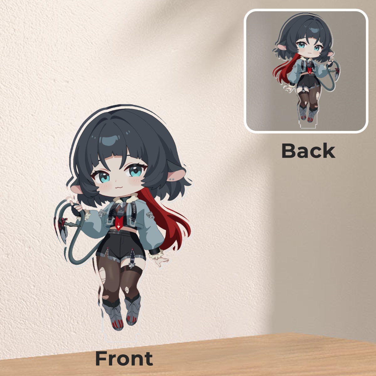 Zenless Zone Zero Jane Doe Acryl Standee – 102 mm Figur mit stabilem Standfuß 2 Zenless Zone Zero Jane Doe Acryl Standee – 102 mm Figur mit stabilem Standfuß