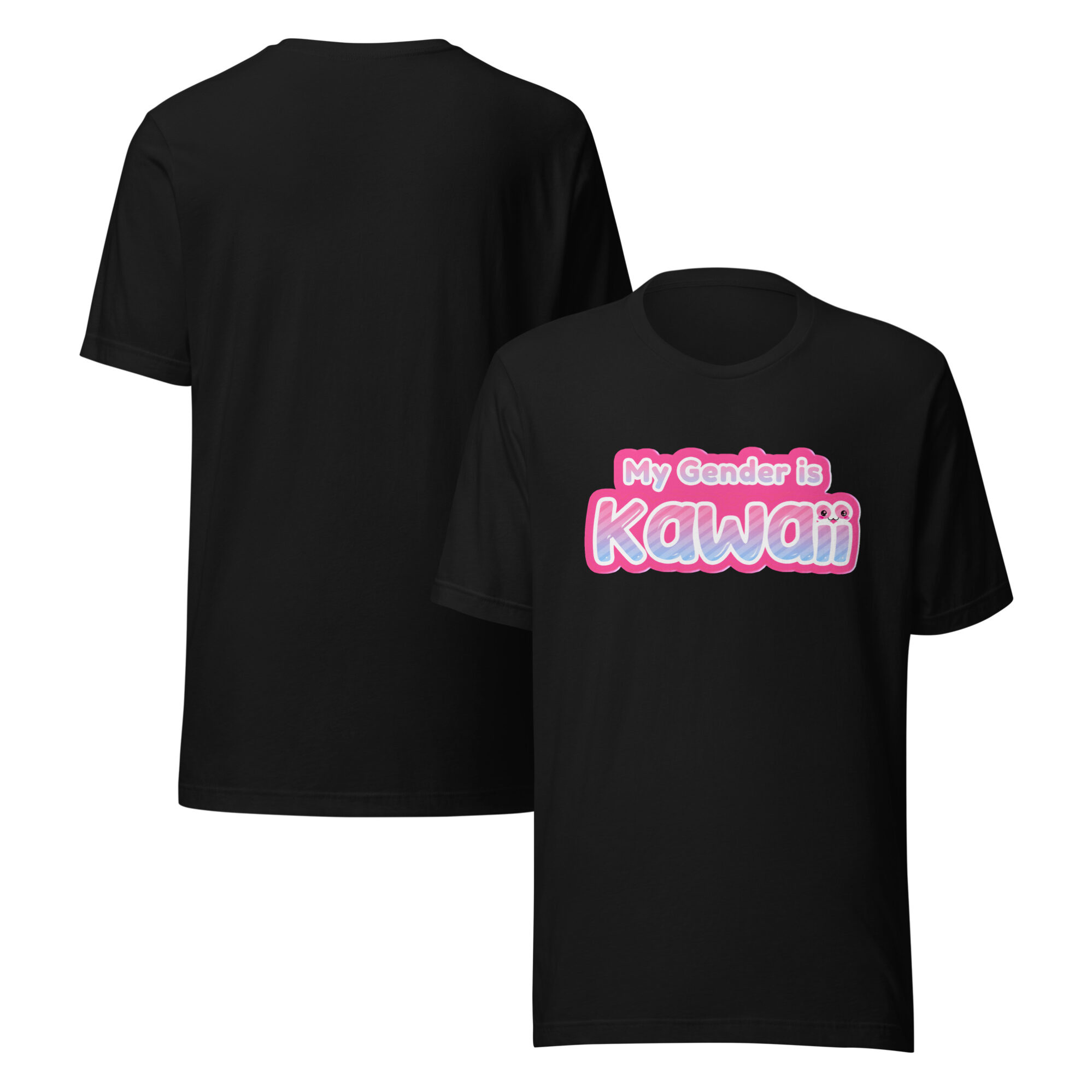 My Gender ist Kawaii T-Shirt im Anime Gaming Style aus Baumwolle 3 My Gender ist Kawaii T-Shirt im Anime Gaming Style aus Baumwolle