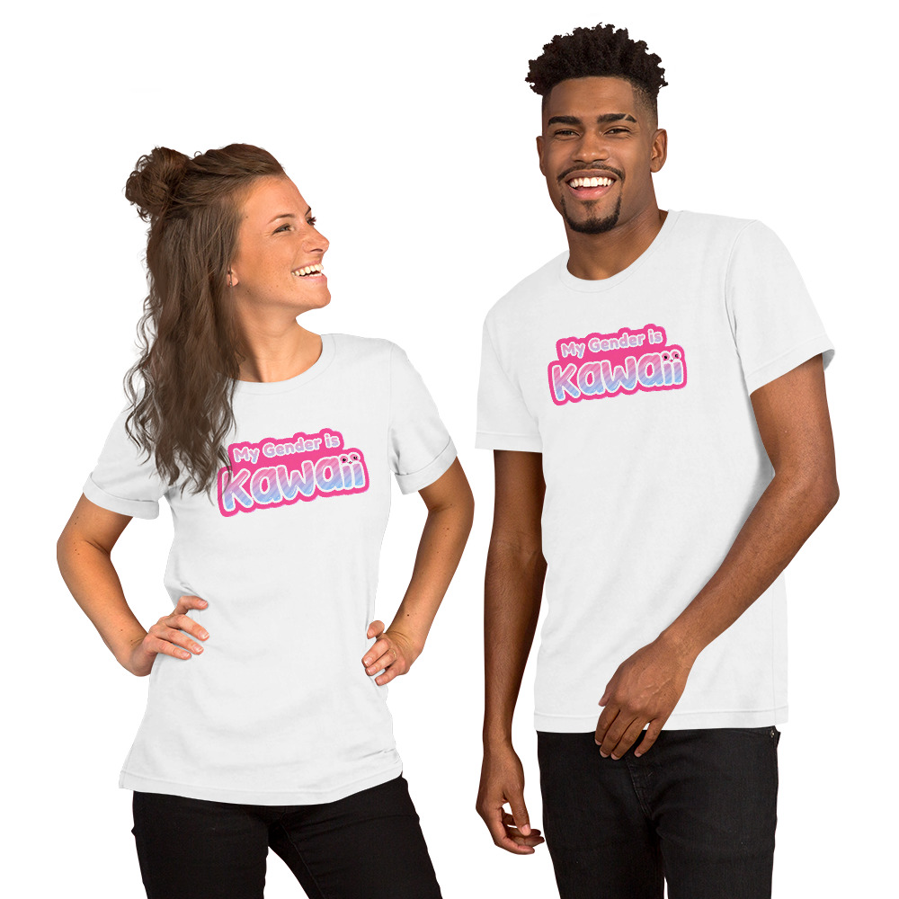 My Gender ist Kawaii T-Shirt im Anime Gaming Style aus Baumwolle 4 My Gender ist Kawaii T-Shirt im Anime Gaming Style aus Baumwolle