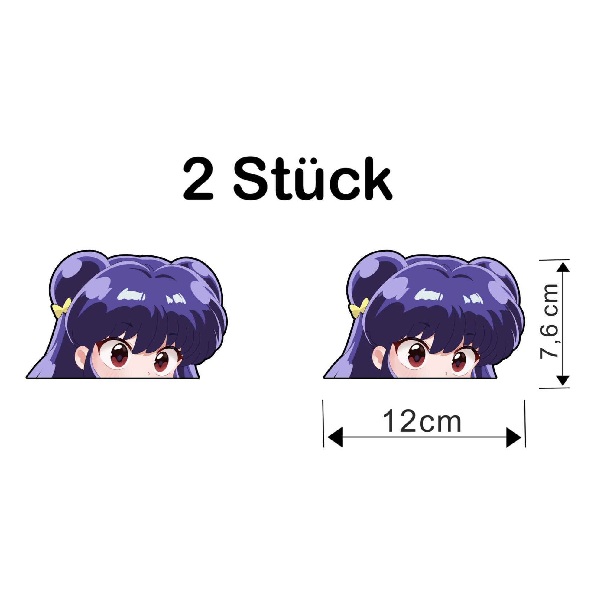 Ranma ½ – Shampoo Peeker Sticker im Anime-Stil – UV-beständig & wasserfest 2 Gaming Mode T-Shirt – Schwarz/Weiß – Unisex Gamer Shirt – Perfekt für Zocker – Größen S–XXL