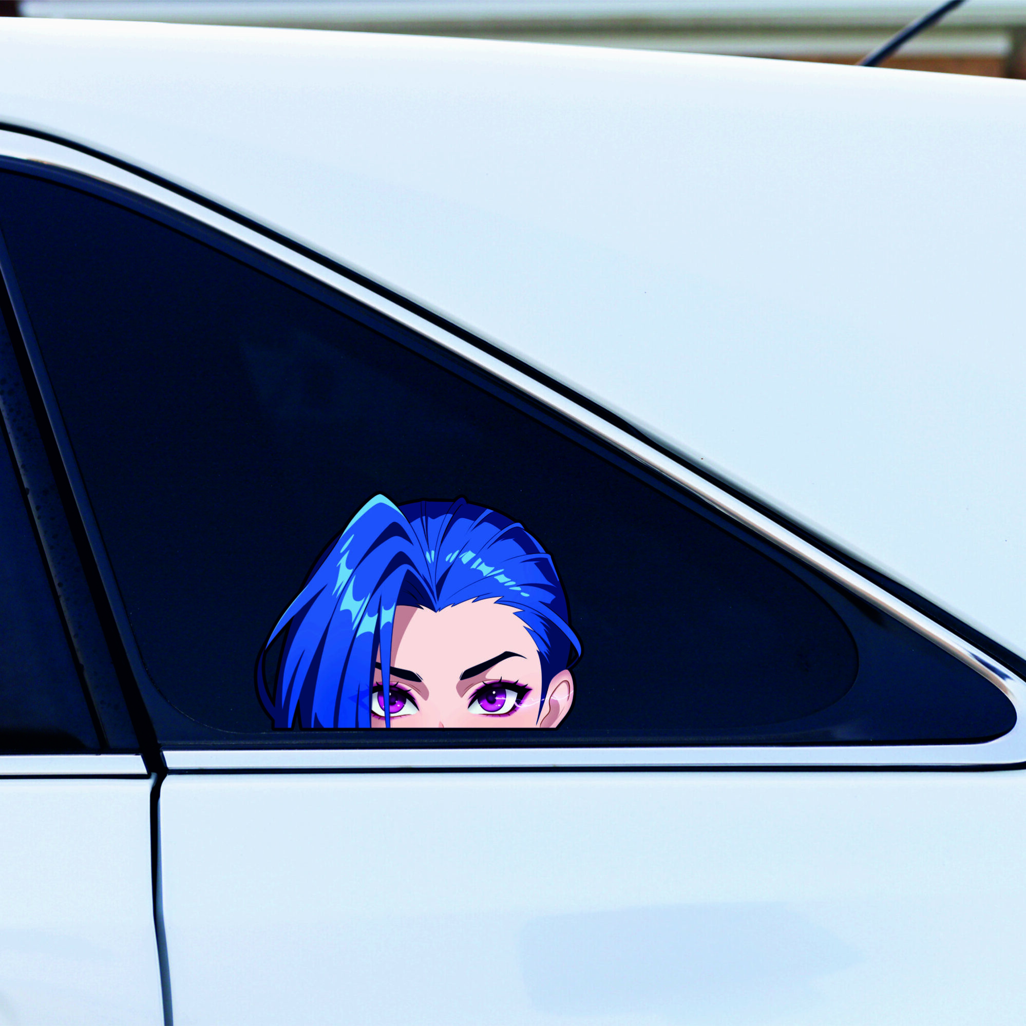 League of Legends Arcane Jinx Peeker Set – Anime Gamer Sticker fürs Auto, UV-beständig & wasserfest 3 League of Legends Arcane Jinx Peeker Set – Anime Gamer Sticker fürs Auto, UV-beständig & wasserfest