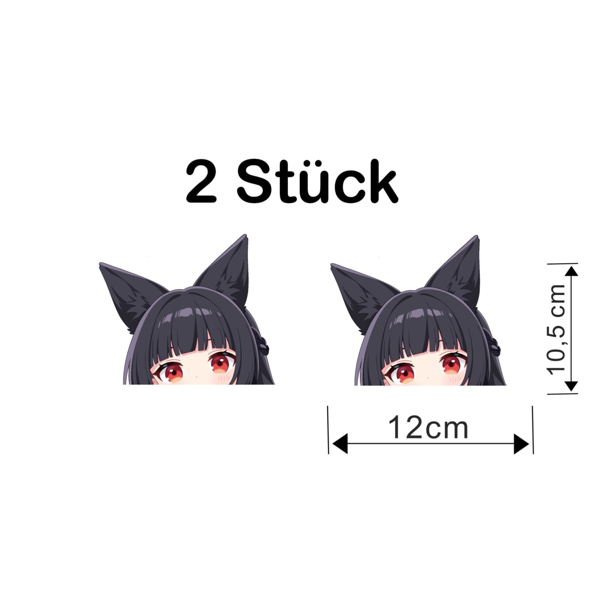 Zenless Zone Zero Peeker – Jane Doe, Nicole Demara & Nekomiya Mana – 2 Stück – Verschiedene Anime & Gaming Motive 14 Zenless Zone Zero – Hoshimi Miyabi Peeker Sticker 2er Set – Anime & Gaming Design – UV-beständig & wasserfest