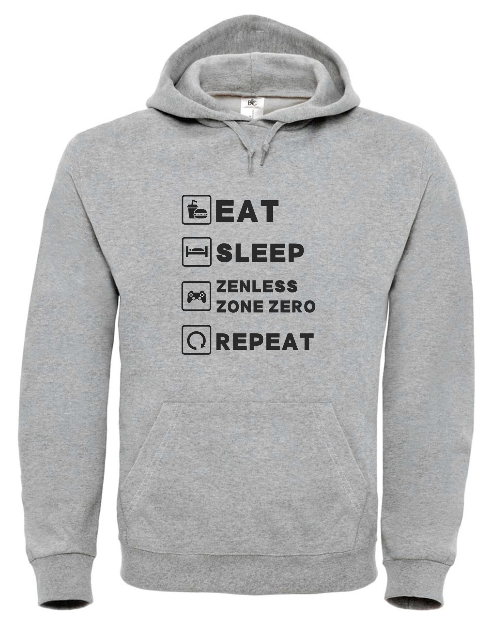 Gaming Hoodie „Eat Sleep Zenless Zone Zero Repeat“ – Kapuzenpullover für ZZZ-Fans 2 Zenless Zone Zero – Hoshimi Miyabi Peeker Sticker 2er Set – Anime & Gaming Design – UV-beständig & wasserfest