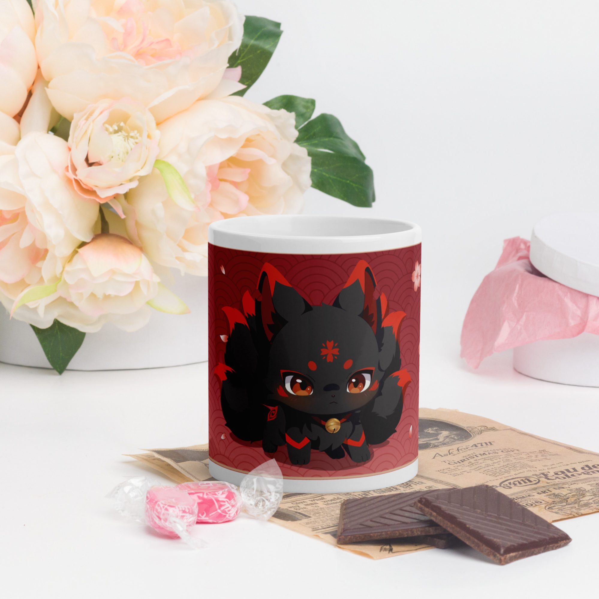 Kuroko Kaffeetasse Anime Design von Kitsukami Weiß Keramik 330ml Spülmaschinenfest Mikrowellengeeignet Kawaii Tasse für Otakus und V Tuber Fans 1 Kuroko Kaffeetasse Anime Design von Kitsukami Weiß Keramik 330ml Spülmaschinenfest Mikrowellengeeignet Kawaii Tasse für Otakus und V Tuber Fans