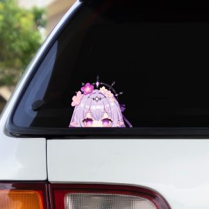 Honkai Star Rail Peeker Autoaufkleber 2er Set ab 12 cm – Anime Otaku Sticker wasserfest & UV-beständig