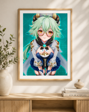 Sucrose Genshin Impact Fanart Poster – Standard oder 18+ – A5 bis A3 (Kopie)
